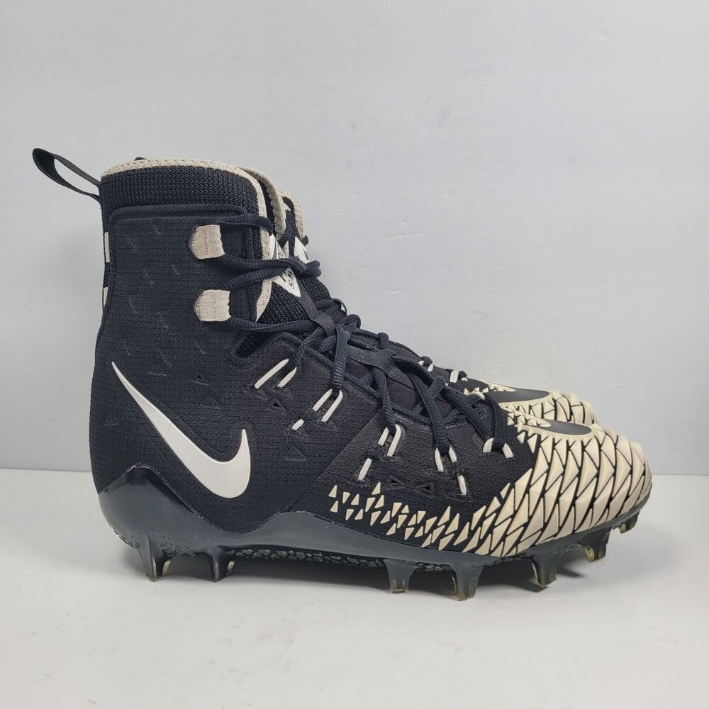 Nike Force Savage Elite TD Men's Black Football Cleats 857063-010 US Size 10.5
